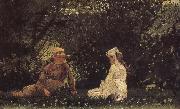 Winslow Homer Hawk Farm scenery Sweden oil painting artist